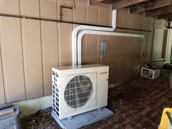 Ductless Air Conditioning In A Twain Harte, CA Cabin