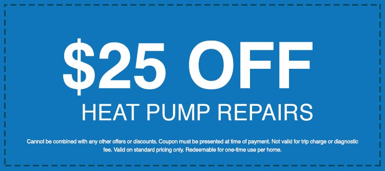 Discounts on Heat Pump Repairs